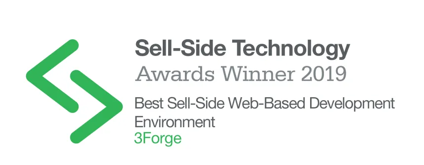 3Forge Wins Best Sell-Side Web Based Development Award